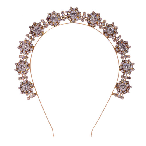 Jennifer Behr Bellosa Gold Crystal Headband