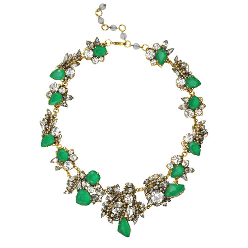 Erickson Beamon Emerald Wedding Necklace