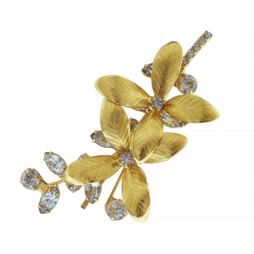 Jennifer Behr Layla Gold Bobby Pin | Designer Accessories