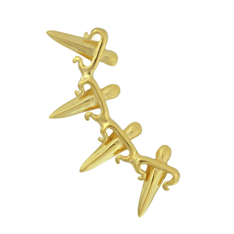 Leivankash Gold Dagger Ear Cuff