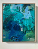 Blue Flames | 63 cm x 53 cm | Framed | Oil on canvas 2022