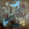 Drop Cloth | 85 cm x 85 cm | Framed | Oil on canvas 2024