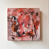 Flame | 20 cm x 20 cm x 3.5 cm | Oil on timber block 2025