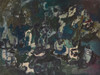 Night Garden | 48 cm x 63 cm | Framed | Oil  on timber board 2025