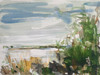 Small Bruny | Ink, Pigment Chalks and Acrylic on Archival Paper 2026