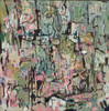 Kate Barry Artist | Bleached | 34 cm x 34 cm | Framed | Oil and acrylic on linen