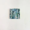 gum sliver | 20 cm x 20 cm x 1.5 cm | Oil, acrylic and pencil on board
