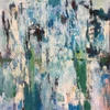 gum sliver | 20 cm x 20 cm x 1.5 cm | Oil, acrylic and pencil on board