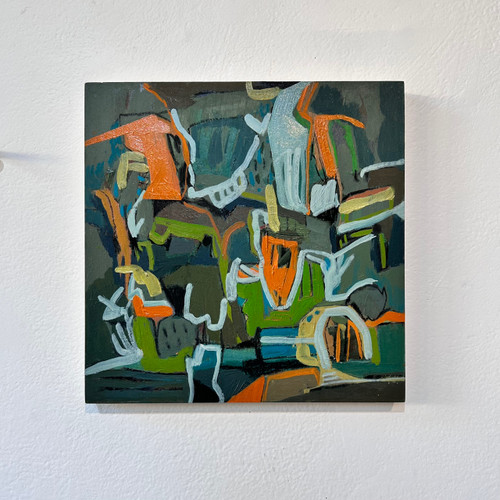 More Than This | 20 cm x 20 cm x 1.5 cm | Framed | Oil on timber block 2024