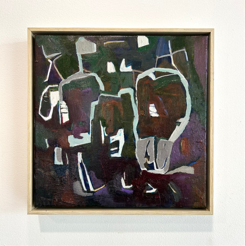 Ribald | 34 cm x 34 cm | Framed | Oil on canvas 2024