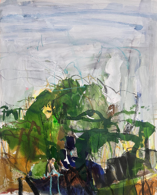 Bruny 4 | Ink, Pigment Chalks and Acrylic on Archival Paper 2026