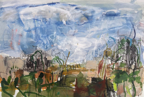 The Island 2 | 47 x 58 cm | Framed | Pigmented ink, colour pencil and acrylic on Arches paper 2026