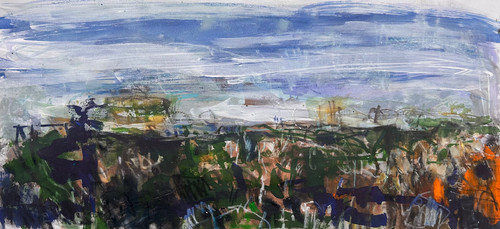 Bruny 8 | Ink, Pigment Chalks and Acrylic on Canvas 2026