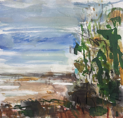 Thrive | Ink, Pigment Chalks and Acrylic on Canvas 2026