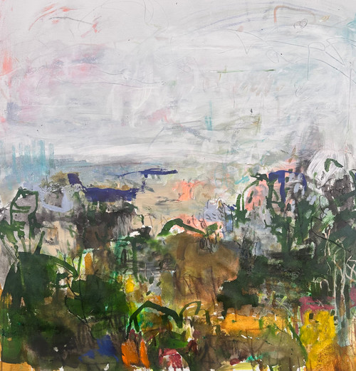 Bruny 13 | Ink, Pigment Chalks and Acrylic on Canvas 2026