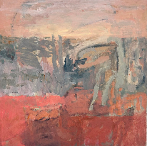 Soft Clay Land | 28 cm x 28 cm x 4 cm | Framed | Oil  on timber board 2026