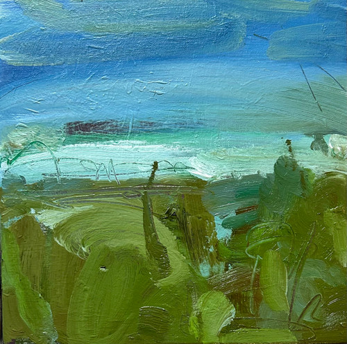 Flux | 34 cm x 34 cm | Framed | Oil on canvas 2026