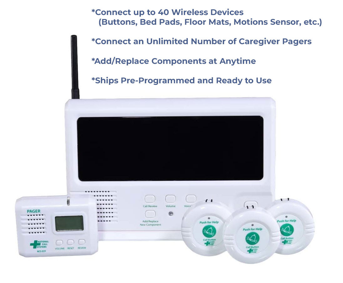 Nurse Call System: Wireless EconomyCare+ Central Monitoring