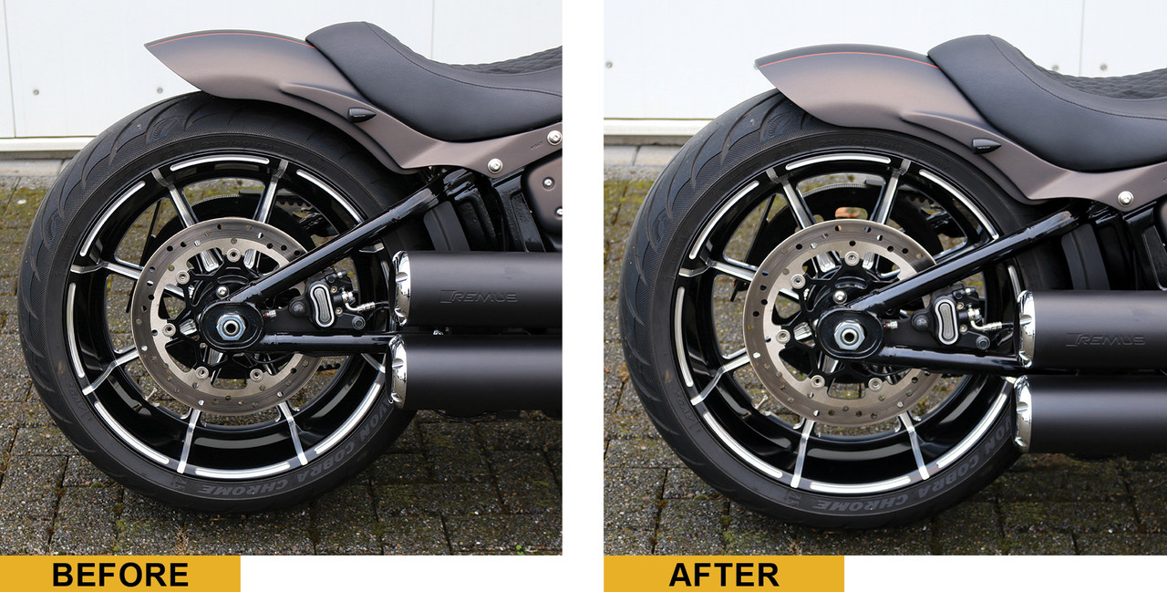 Kodlin Lowering Kit For Harley Davidson M8 Softail Models With Remote Pre Load Adjuster