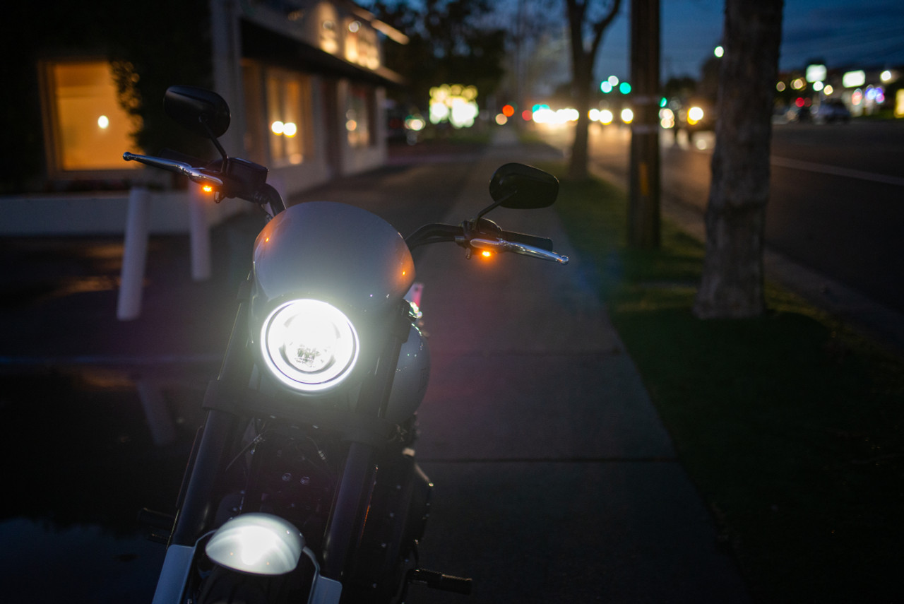 Kodlin Elypse LED Turn Signals for M8 Softail models in Chrome - Blow Out  Sale -