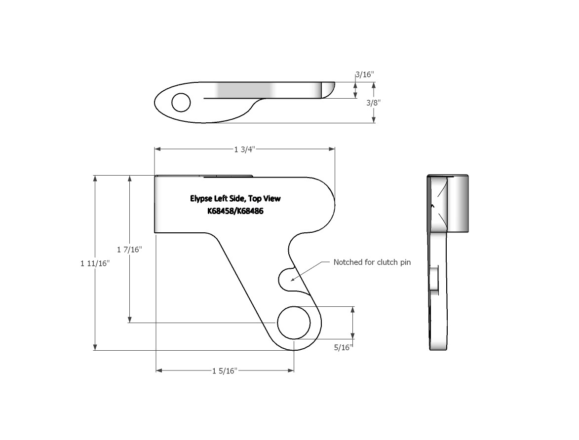 Kodlin Elypse LED Turn Signals for M8 Softail models in Chrome
