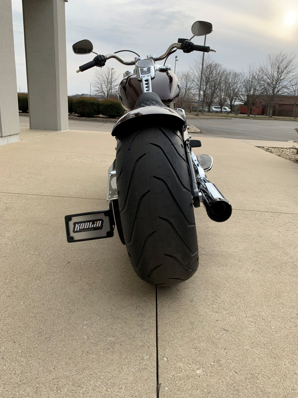 Kodlin Wide Rear Fender – Harley M8 Softail Fat Boy