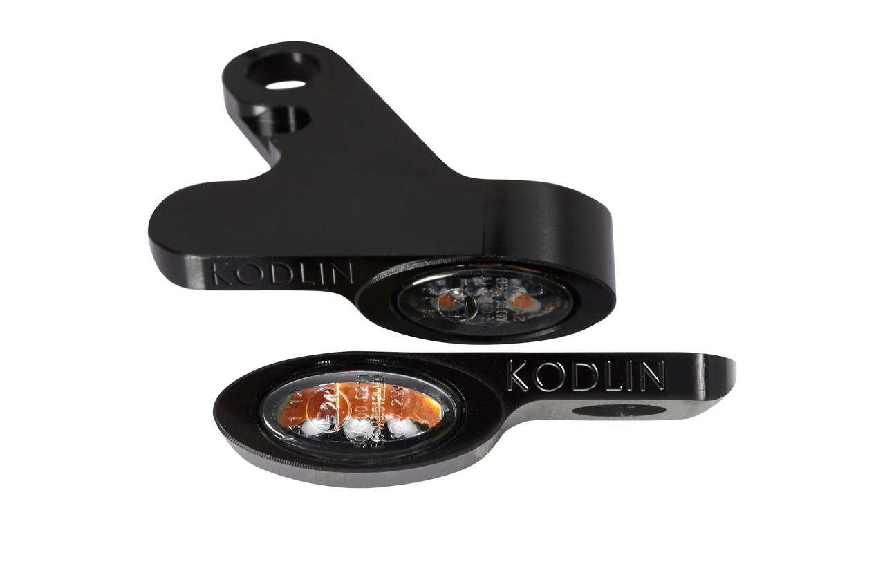 Kodlin Elypse LED 2-1 Turn Signals for M8 Softails in Black