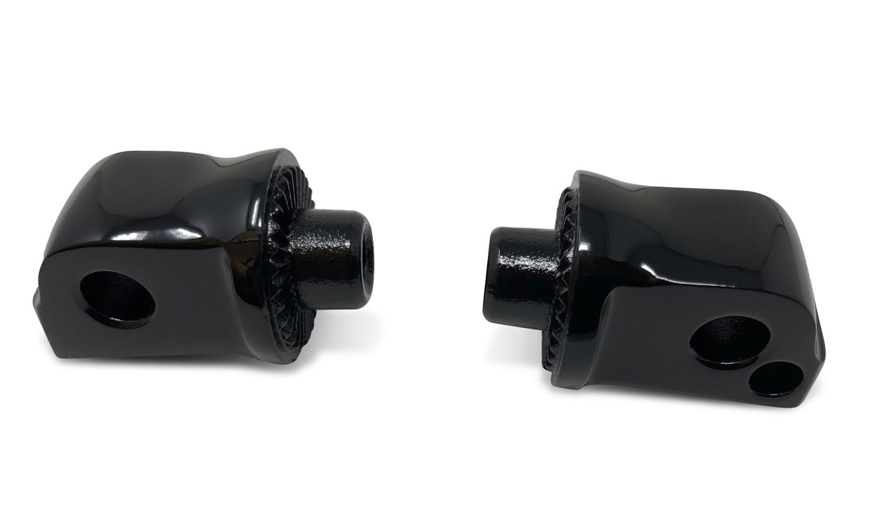 コリンク K73251 Kodlin Splined Passenger Peg Adapter, Gloss Black, Pair