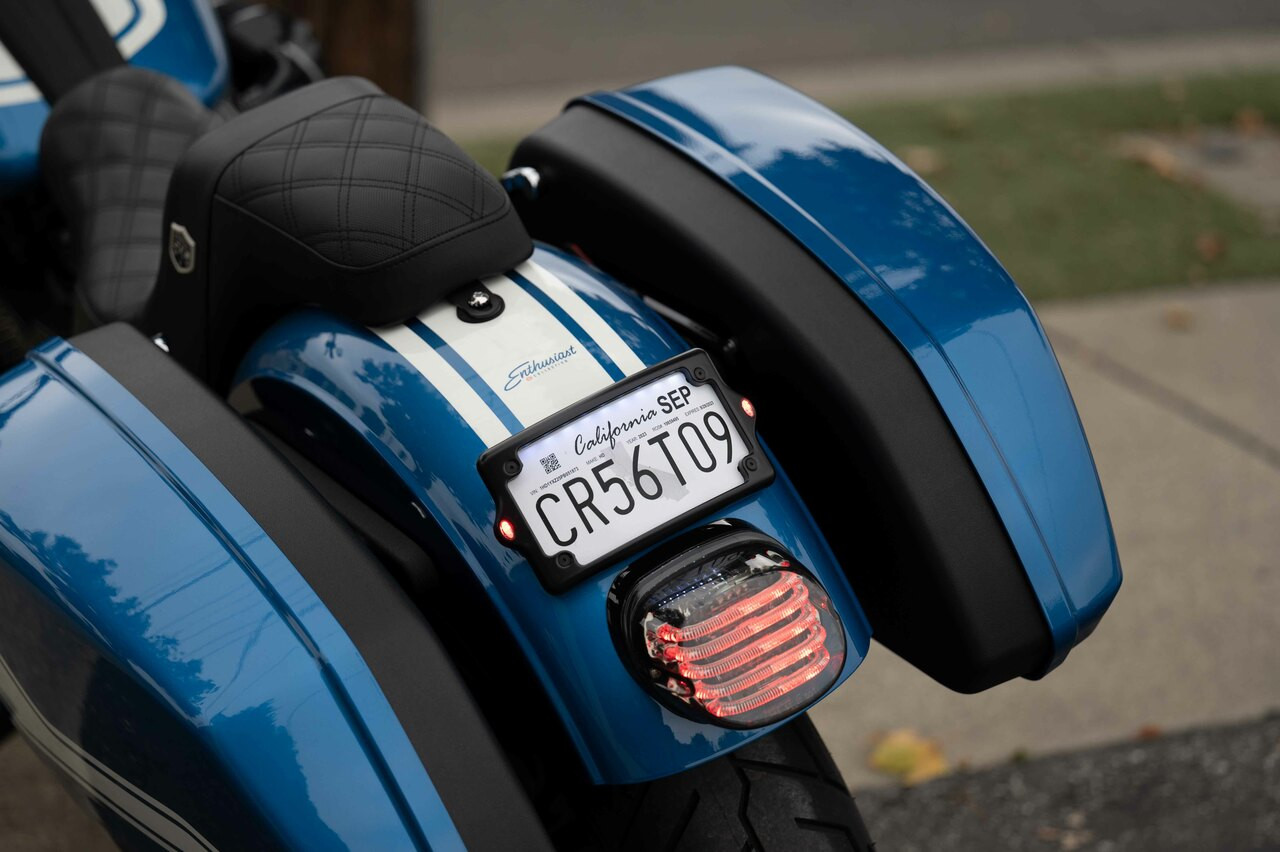 Kodlin Curved 3-bolt mounted Elypse 3-1 LED License Plate Kit for