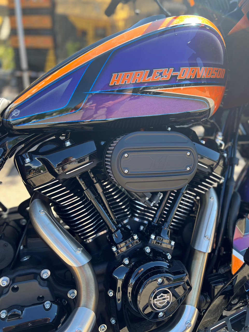 Kodlin Oval Air Cleaner – Black – for 2023.5-Up Harley-Davidson