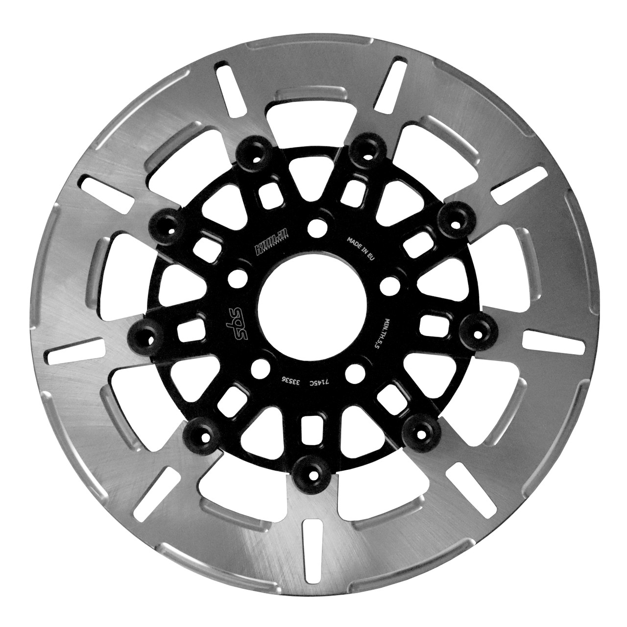 Kodlin by SBS 9-Spoke Rear Brake Rotor – Polished– for Harley