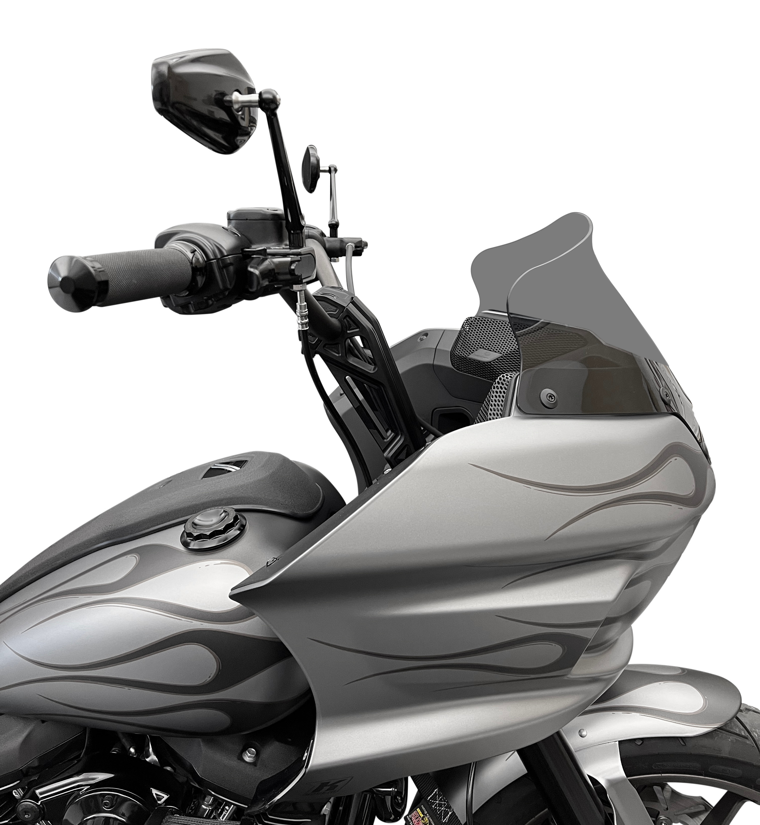 Kodlin Fastback Risers 8“ for M8 Softail with a Digital Speedo - Kodlin USA