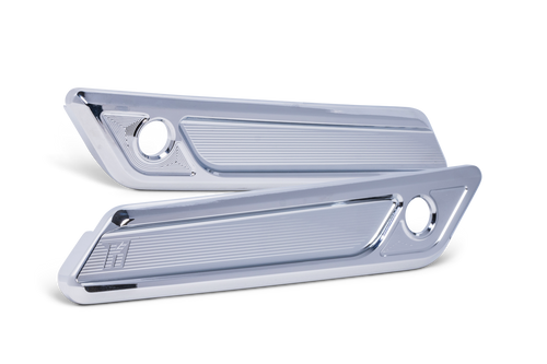 Kodlin "New Style" Latch Covers for HD Touring, chrome