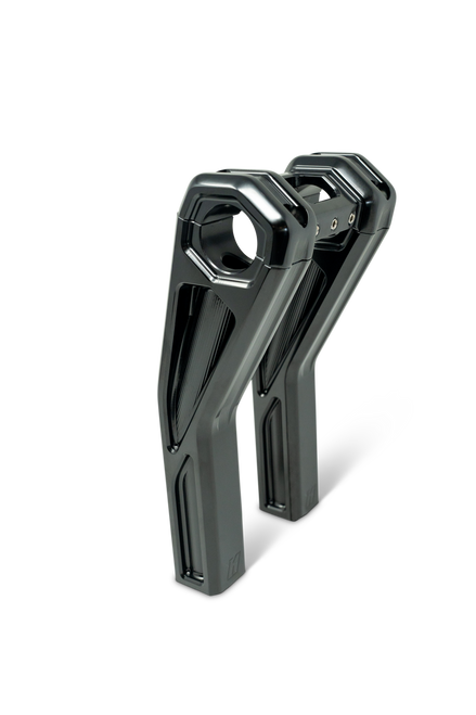Kodlin Ascent Pro 8" Pullback Riser, Black for M8 Softails Lowrider ST, FXLRST
