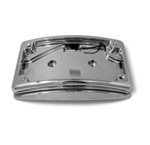 Kodlin Curved License Plate Kit – Chrome– for 2023.5-Up Harley-Davidson VVT Touring Models