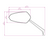 Dimension of Kodlin Ascent Pro Forged Mirror, Left, Chrome
