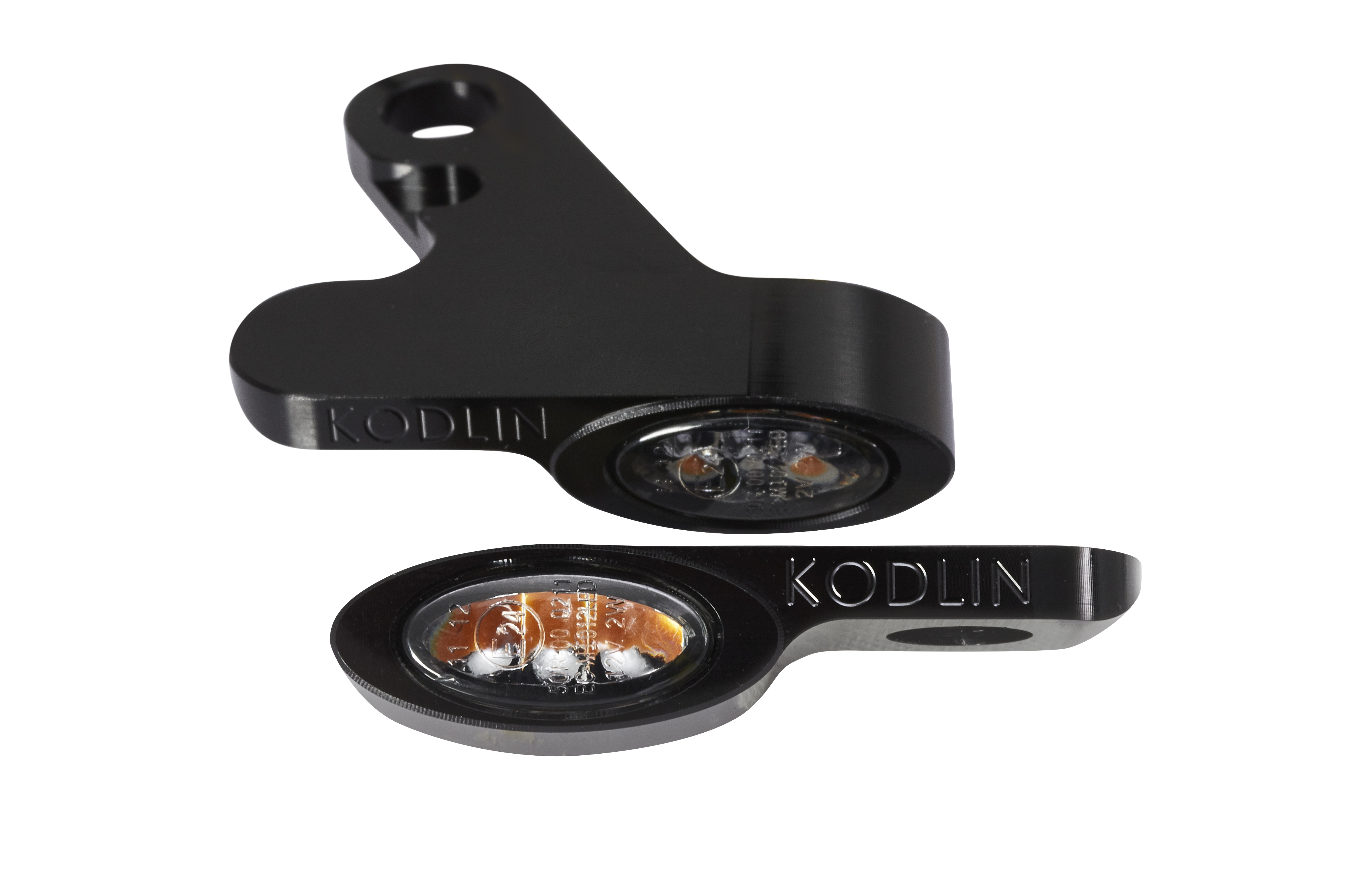 Kodlin Elypse LED 2-1 Turn Signals for M8 Softails in Black