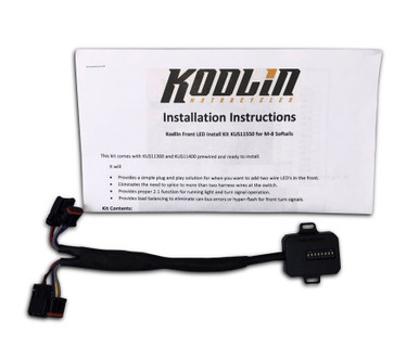 Kodlin Front LED Install Kit for Harley-Davidson M8 Softails
