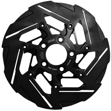Kodlin by SBS 7-Spoke Rear Brake Rotor – Black – for Harley