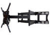Dual Arm Articulating (Full Motion) Outdoor Weatherproof Mount for 37" - 80" TV Screens & Displays - SB-WM-ART2-L-BL (Black)