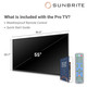 55" Pro 2 LED HDR 4K Outdoor TV - Full Sun - SB-P2-55-4K