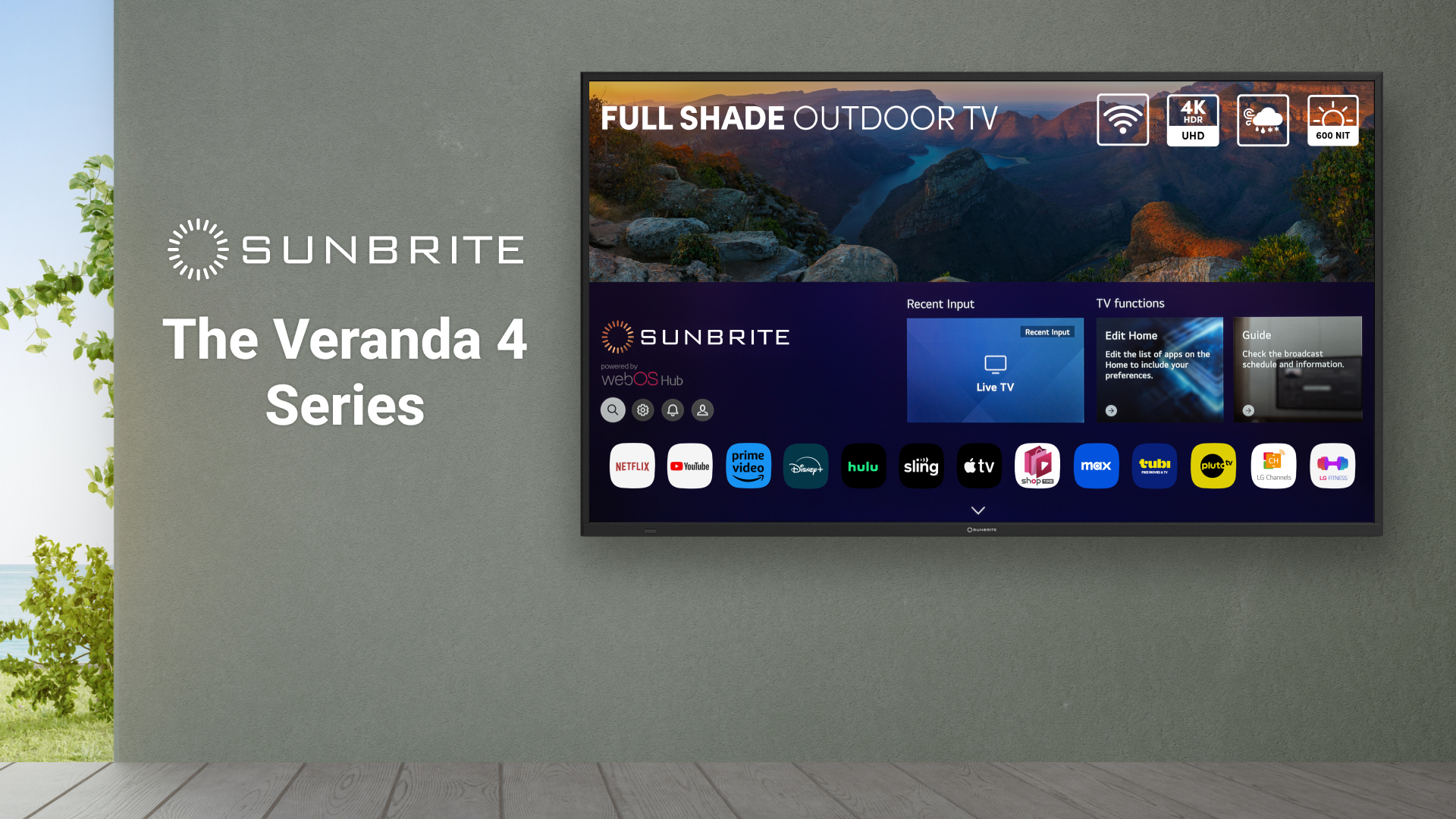 SunBrite Veranda 4 Smart Outdoor TV