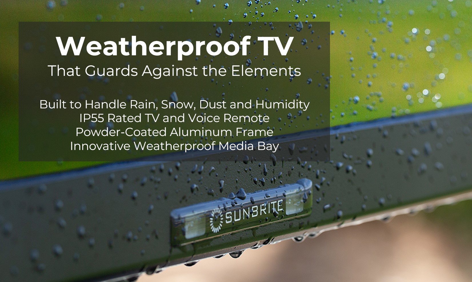 SunBrite Veranda 3 Outdoor TV Weatherproof 