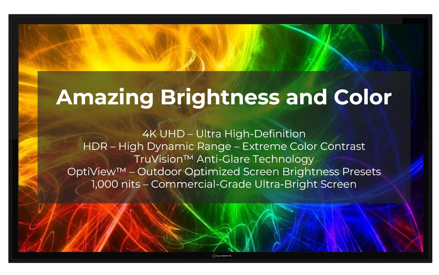 SunBrite Pro 2 Outdoor TV Bright Screen 