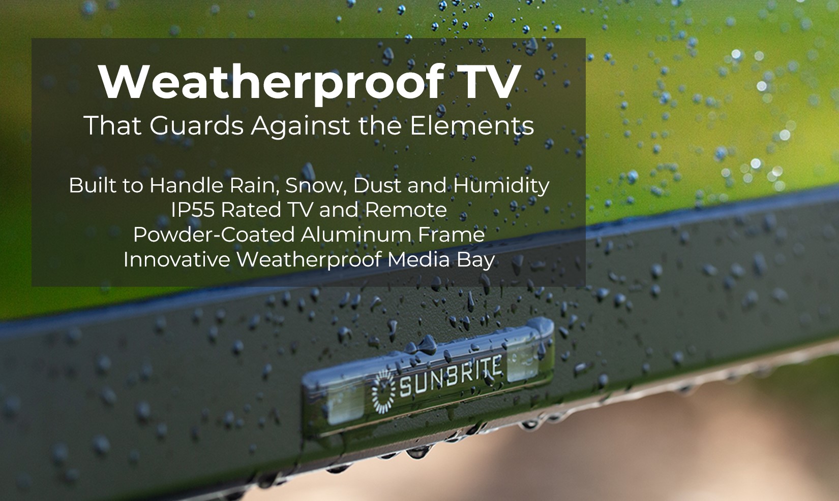 SunBrite Veranda 2 Outdoor TV weatherproof