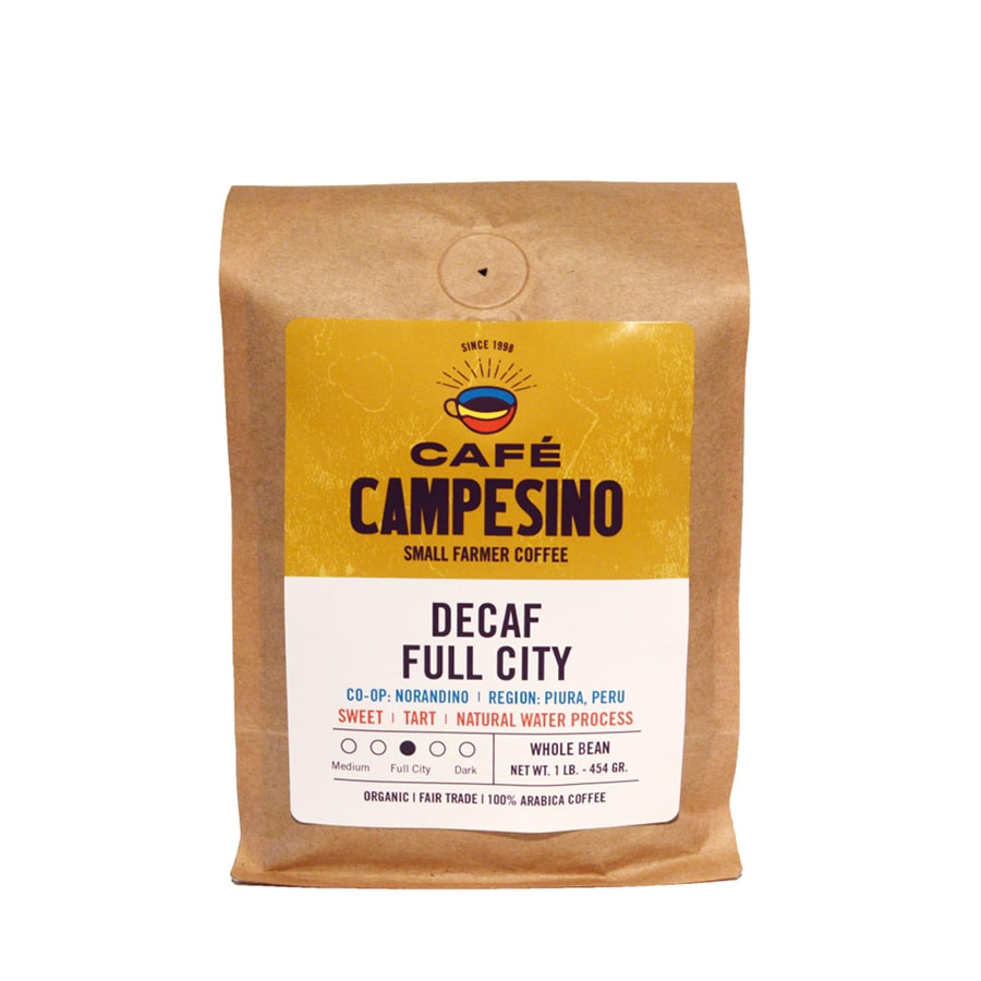 Buy Decaf Fair Trade Coffee - Organic Blend - Full City Roast