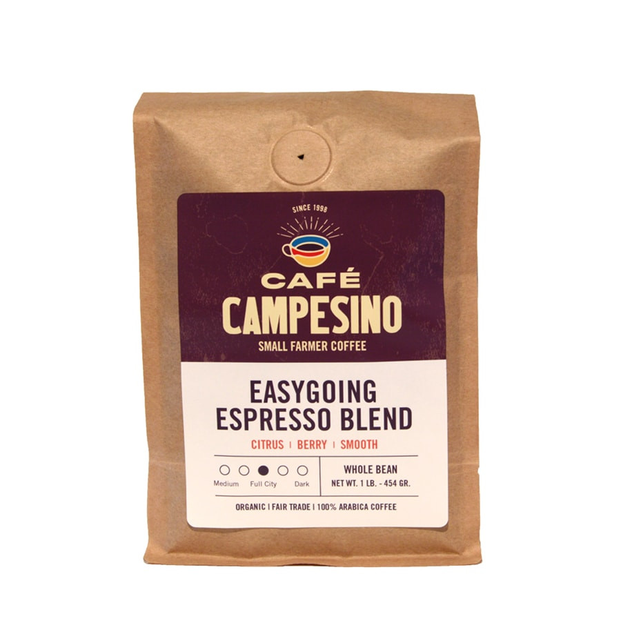 Easygoing Espresso Blend Fair Trade Organic Espresso Beans