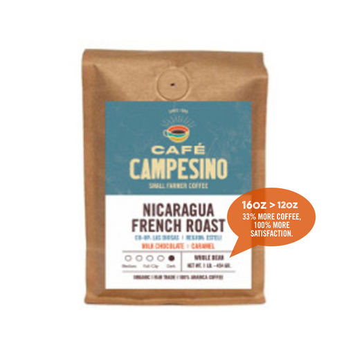 Fair trade, organic, shade-grown, arabica coffee from the PROCOCER cooperative in Nicaragua.