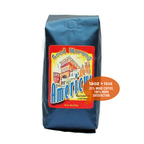 This delightful breakfast blend combines fair trade, organic coffees from Latin America and Indonesia. It is medium-bodied with a sweet, fruity fragrance, and is a great first cup of the day. The blend is complemented by a beautifully designed label depicting the historic Windsor Hotel.