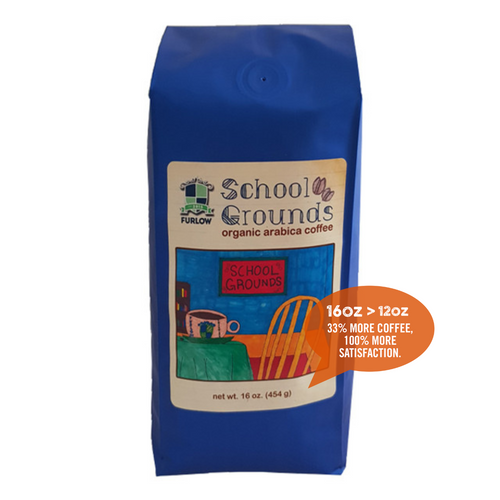 A medium-bodied blend with notes of dark chocolate and cherry that benefits Furlow School.